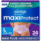 ALWAYS DISCREET MAXIPROTECT UNDERWEAR